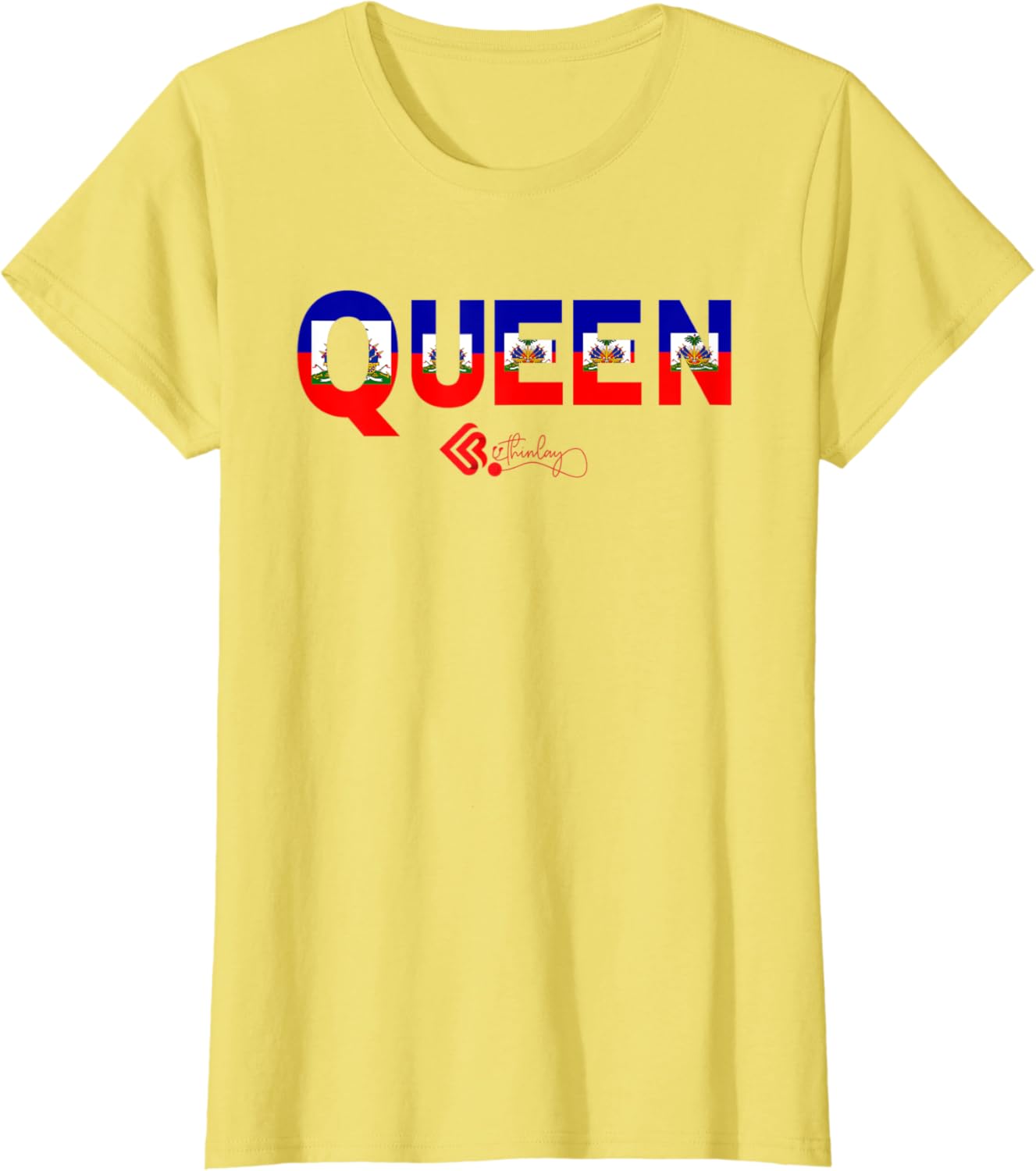 Haitian Queen, Haitian Flag, Zoe TShirt
